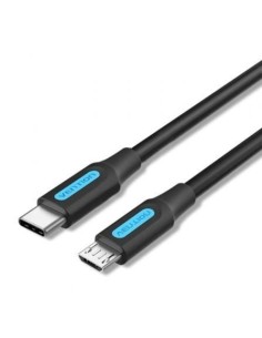 Cable USB 2.0 Tipo-C Vention USB Tipo-C Macho - MicroUSB Macho 480Mbps