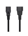 Cable Alimentación Aisens IEC C13 Hembra - IEC C14 Macho 10m Negro
