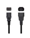 Cable Alimentación Aisens IEC C13 Hembra - IEC C14 Macho 10m Negro