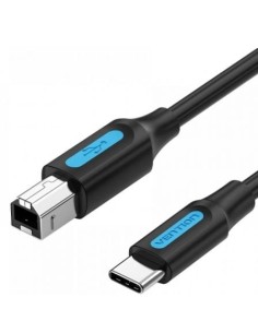 Cable USB 2.0 Impresora Vention USB Tipo-B Macho - USB Tipo-C Macho 48