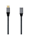 Cable Alargador USB 3.2 Tipo-C Aisens 20GBPS 5A 100W USB Tipo-C Macho 