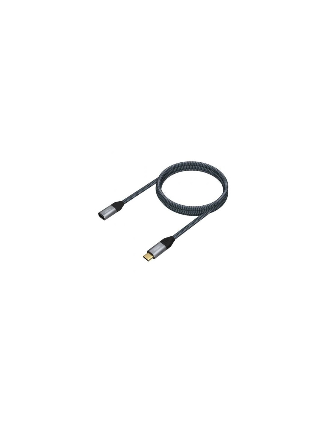 Cable Alargador USB 3.2 Tipo-C Aisens 20GBPS 5A 100W USB Tipo-C Macho 
