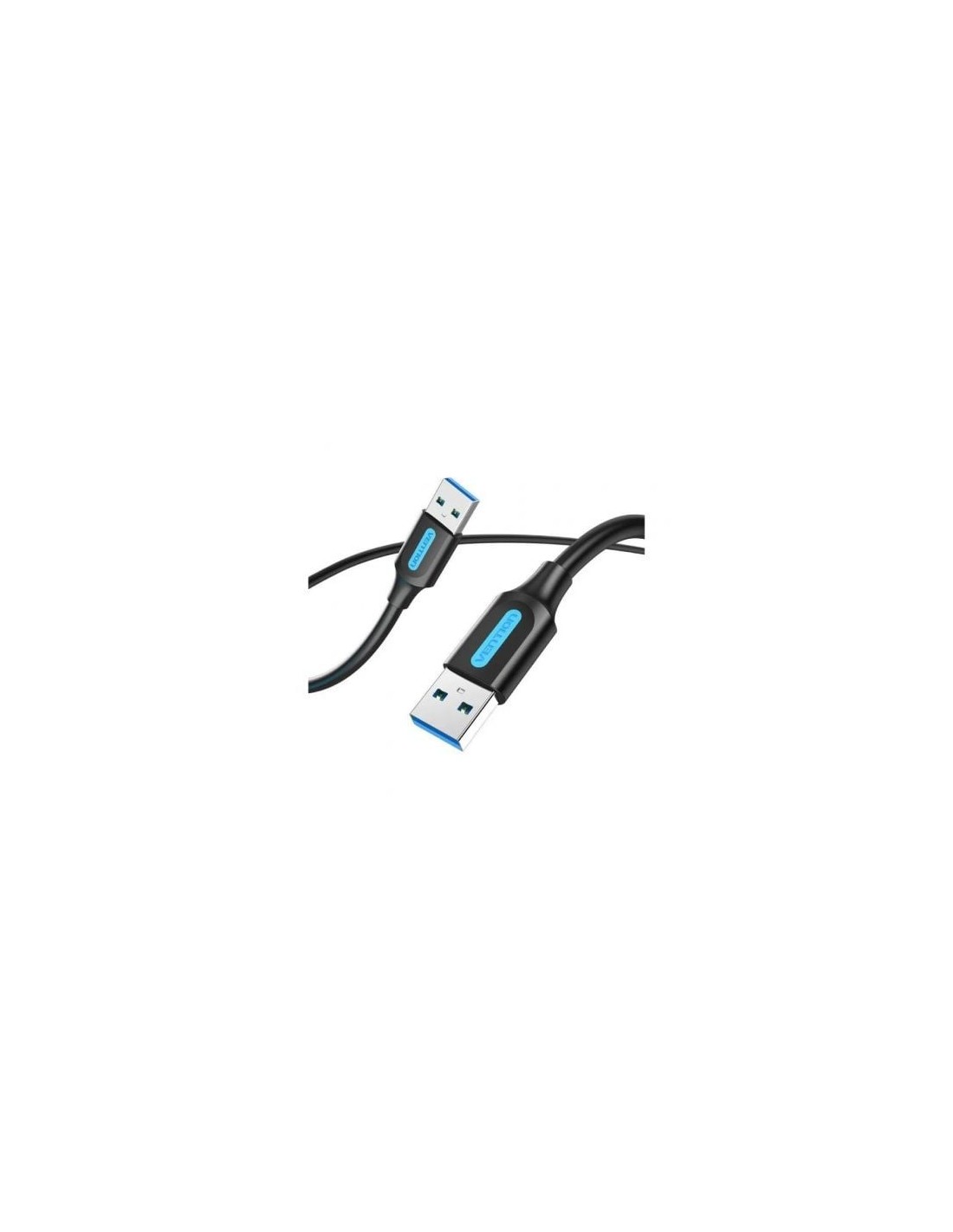 Cable USB 3.0 Vention USB Macho - USB Macho 5Gbps Negro | Logroño