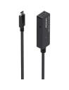 Cable Alargador USB 3.2 con Amplificador Aisens USB Tipo-C Macho - USB