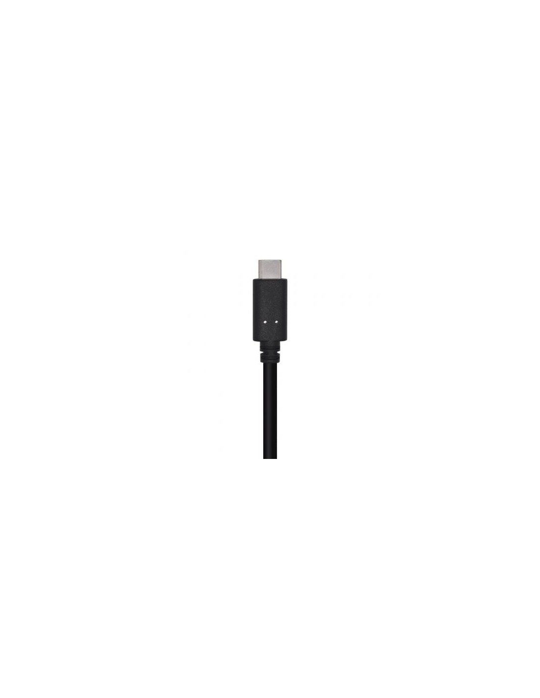 Cable USB 3.1 Tipo-C Aisens USB Tipo-C Macho - USB Macho 50cm Negro