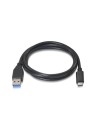 Cable USB 3.1 Tipo-C Aisens USB Tipo-C Macho - USB Macho 10Gbps Negro