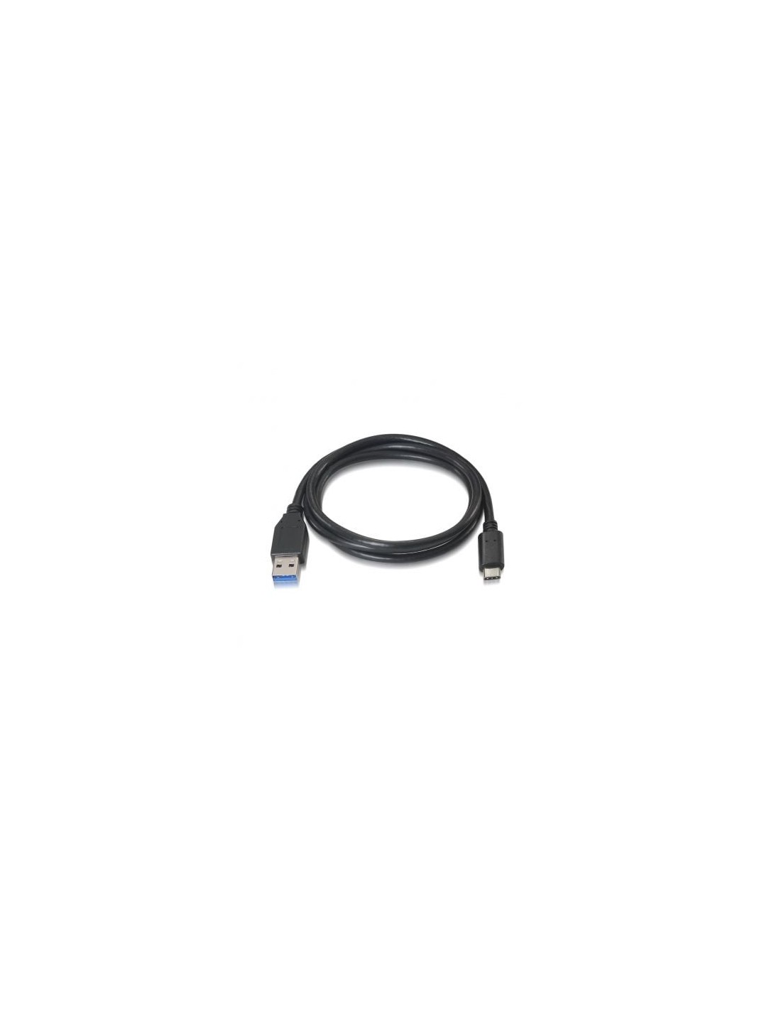 Cable USB 3.1 Tipo-C Aisens USB Tipo-C Macho - USB Macho 10Gbps Negro
