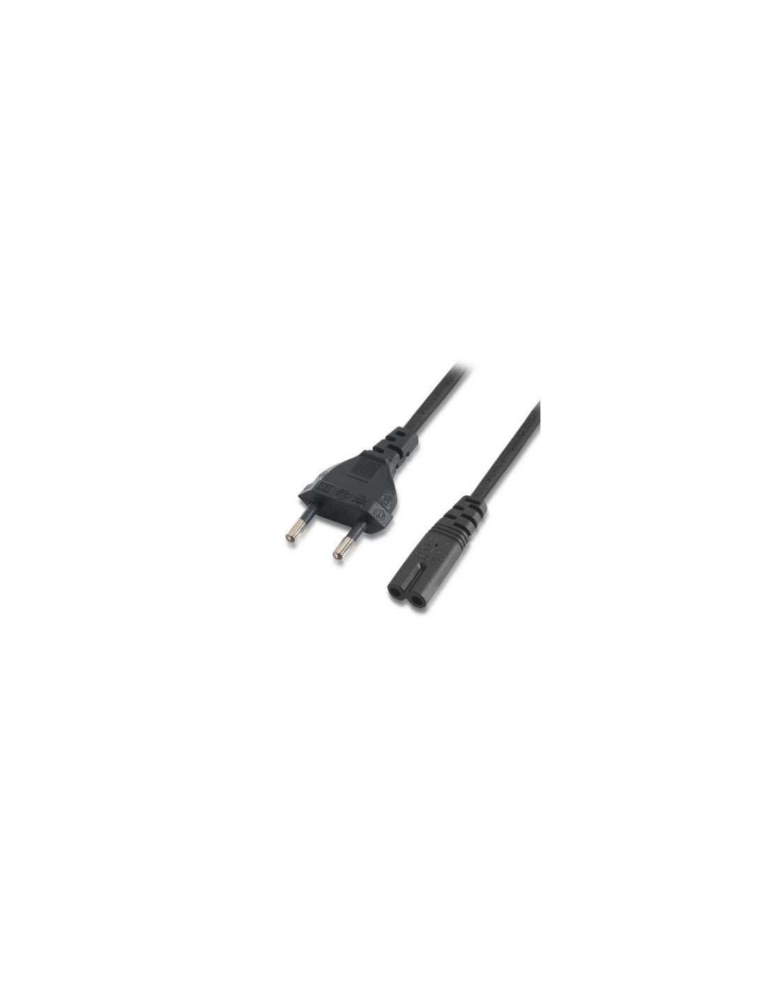 Cable Alimentación Forma 8 Aisens CEE7 16 Macho - C7 Hembra Hasta 1500