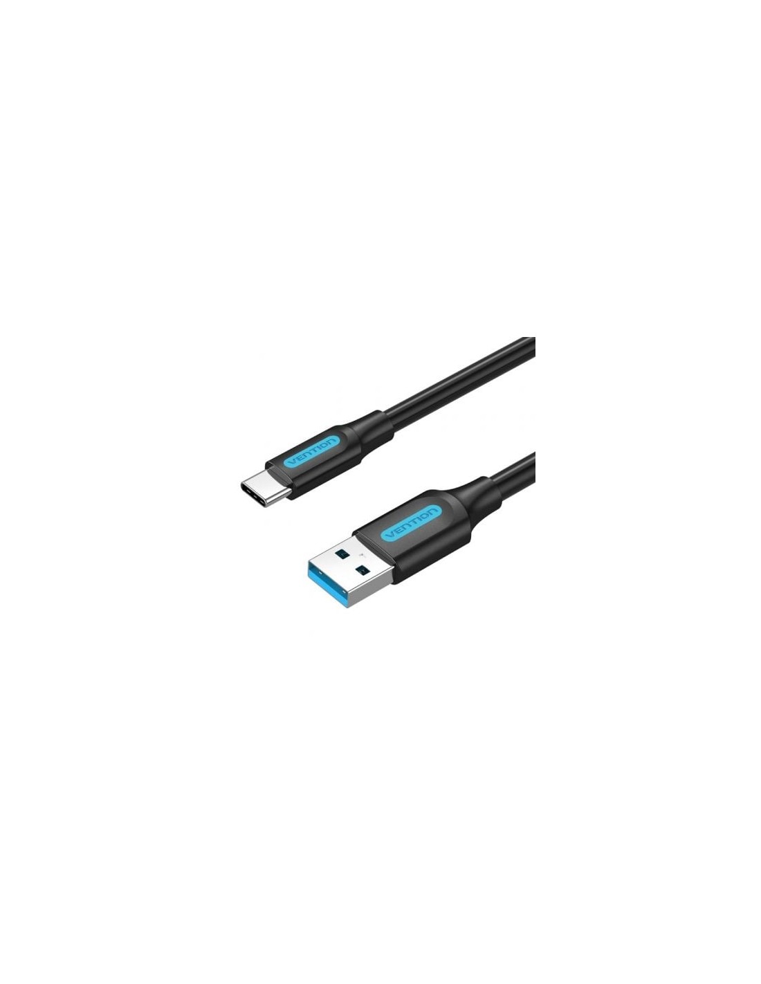 Cable USB 3.0 Tipo-C Vention USB Macho - USB Tipo-C Macho 5Gbps Negro