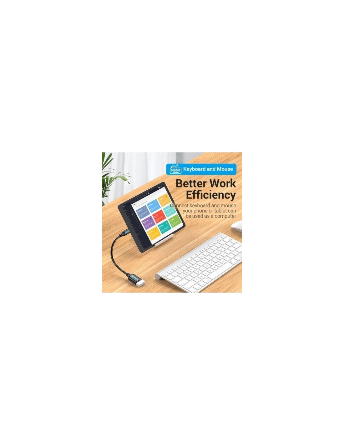Adaptador USB 3.1 Tipo-C Vention USB Tipo-C Macho - USB Hembra