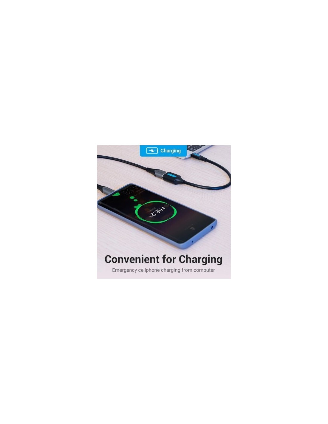 Adaptador USB 3.1 Tipo-C Vention USB Tipo-C Macho - USB Hembra