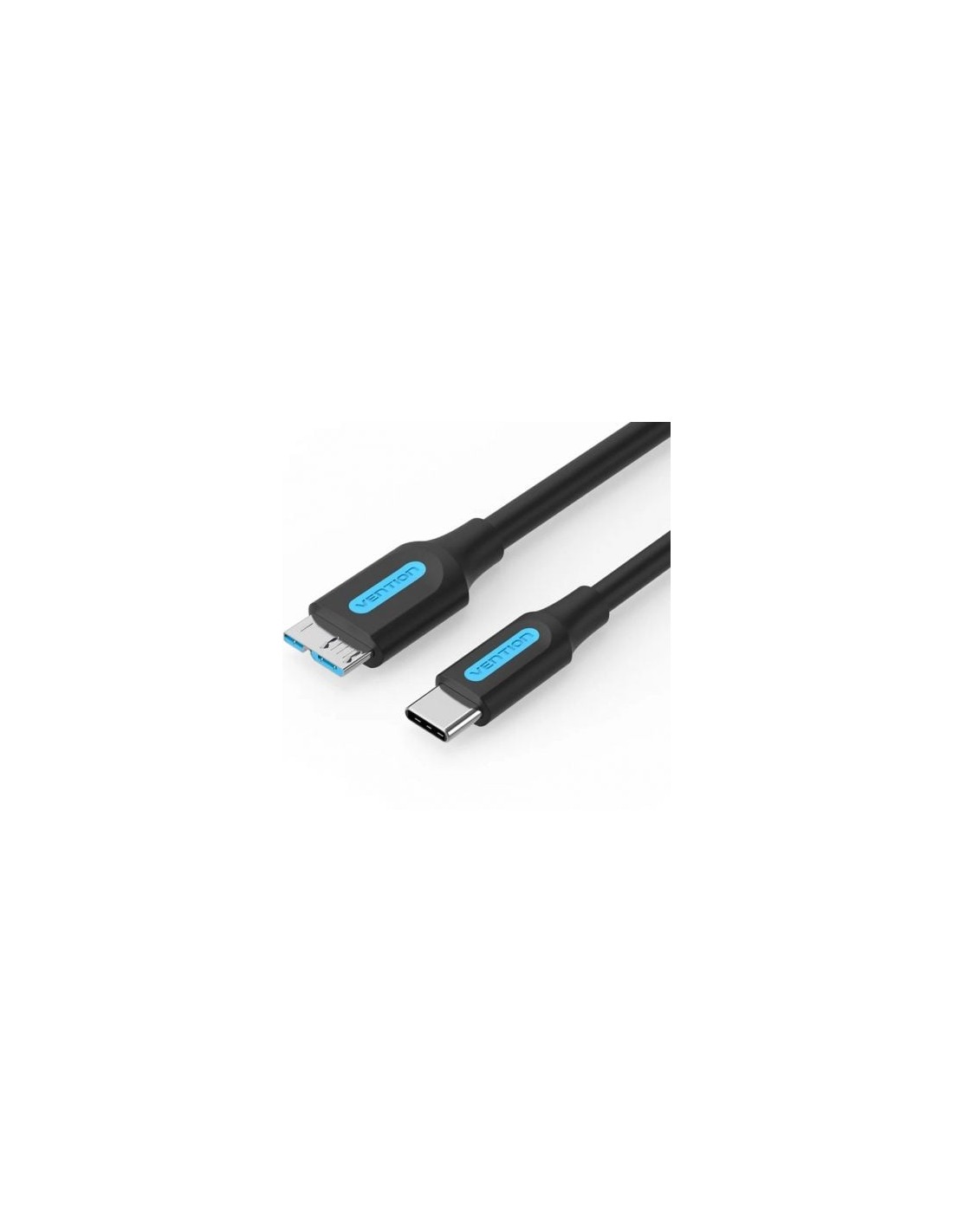 Cable USB 3.0 Vention microUSB Macho - USB Tipo-C Macho 5Gbps 50cm Neg