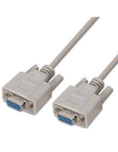 Cable Serie RS232 Aisens DB9 Hembra - DB9 Hembra Hasta 0.15W 1.6Mbps 1