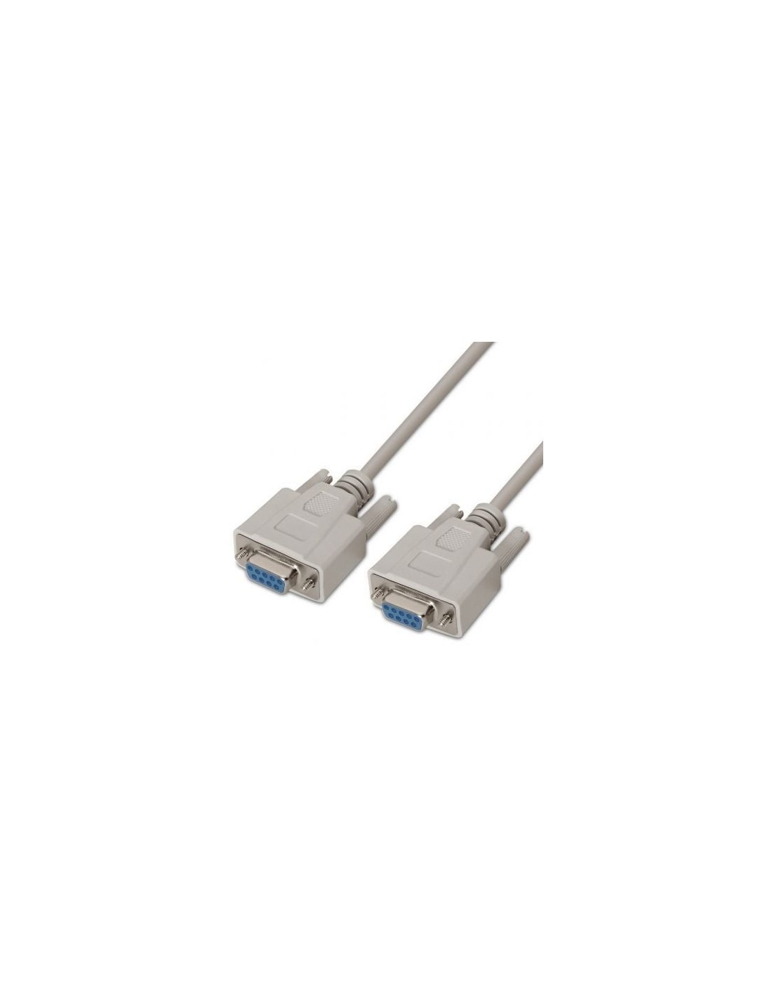 Cable Serie RS232 Aisens DB9 Hembra - DB9 Hembra Hasta 0.15W 1.6Mbps 1