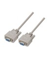 Cable Serie NULL Modem Aisens DB9 Hembra - DB9 Hembra Hasta 0.15W 1.6M