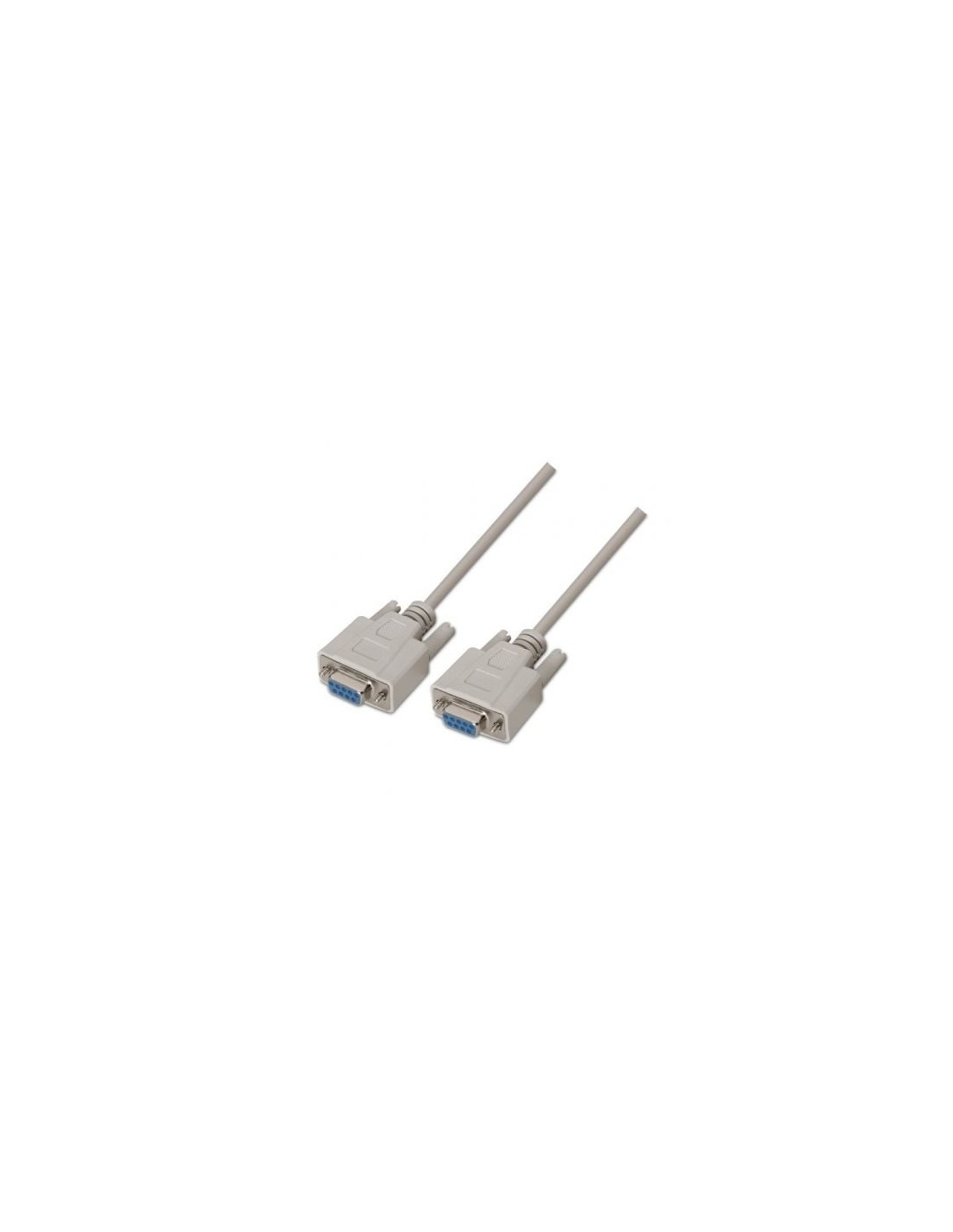 Cable Serie NULL Modem Aisens DB9 Hembra - DB9 Hembra Hasta 0.15W 1.6M