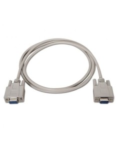 Cable Serie NULL Modem Aisens DB9 Hembra - DB9 Hembra Hasta 0.15W 1.6M 2