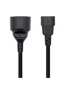 Adaptador Alimentación Aisens C14 Macho - CEE7 Hembra 25cm Negro 2