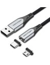 Cable de Carga Magnético USB Tipo-C con Adaptador MicroUSB Vention Mic