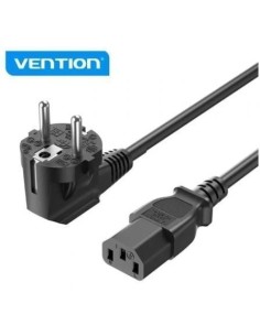 Cable de Alimentación Vention IEC C13 Hembra - CEE7 Macho 1.8m Negro