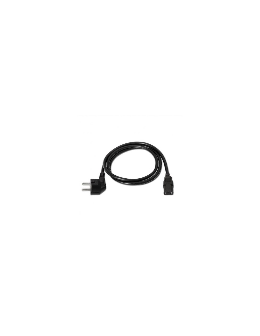 Cable Alimentación para CPU Aisens CEE7 Macho - C13 Hembra Hasta 1500W