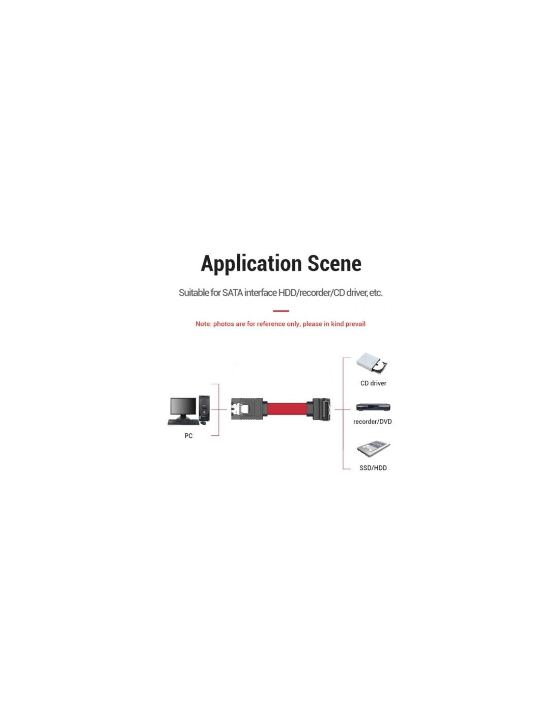 Cable SATA Vention SATA Hembra - SATA Hembra 50cm | Logroño