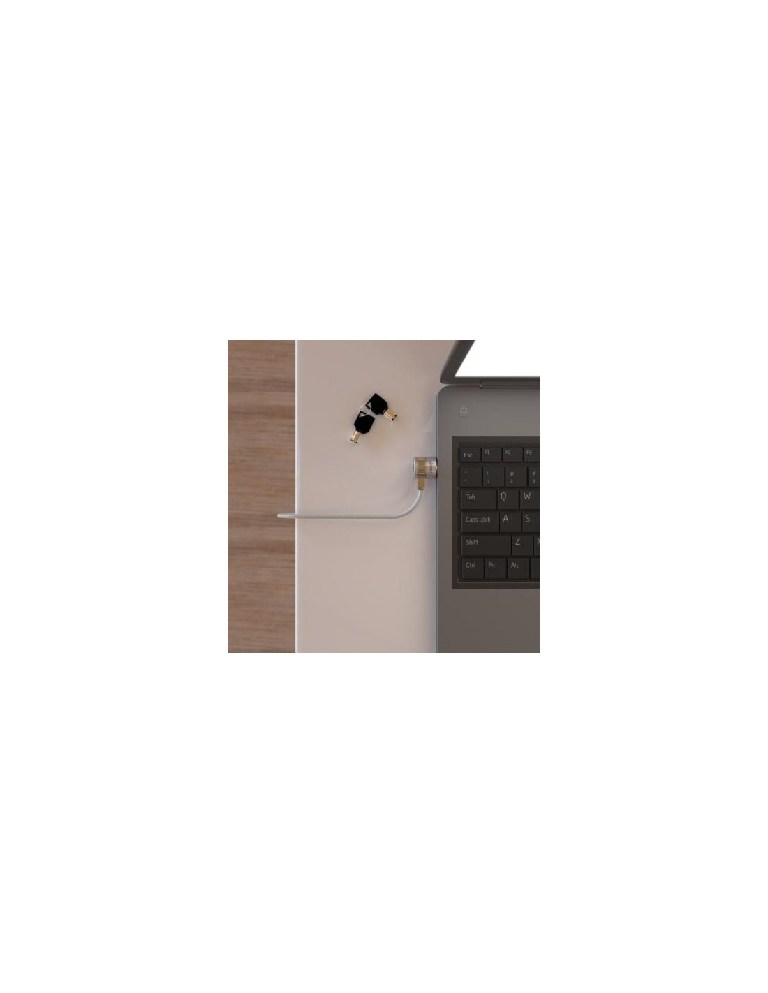Cable de Seguridad para Portátiles Aisens 1.5m | Logroño