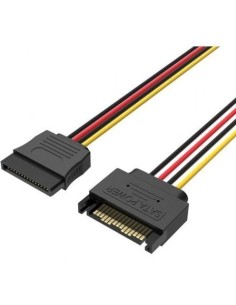 Cable Alimentación 15Pin Vention SATA Macho - SATA Hembra 30cm