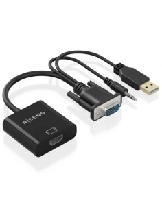 Cable Conversor Aisens SVGA Macho - USB Macho Jack Macho - HDMI Hembra 2