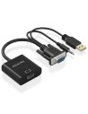Cable Conversor Aisens SVGA Macho - USB Macho Jack Macho - HDMI Hembra