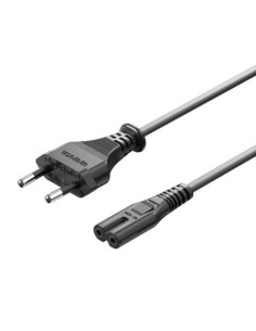 Cable Alimentación Forma 8 Vention CEE7 16 Macho - C7 Hembra 1.8m