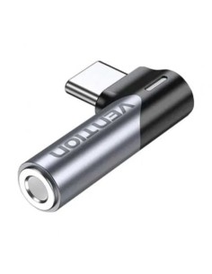 Adaptador Audio Vention Jack 3.5 Hembra - USB Tipo-C Macho | Logroño