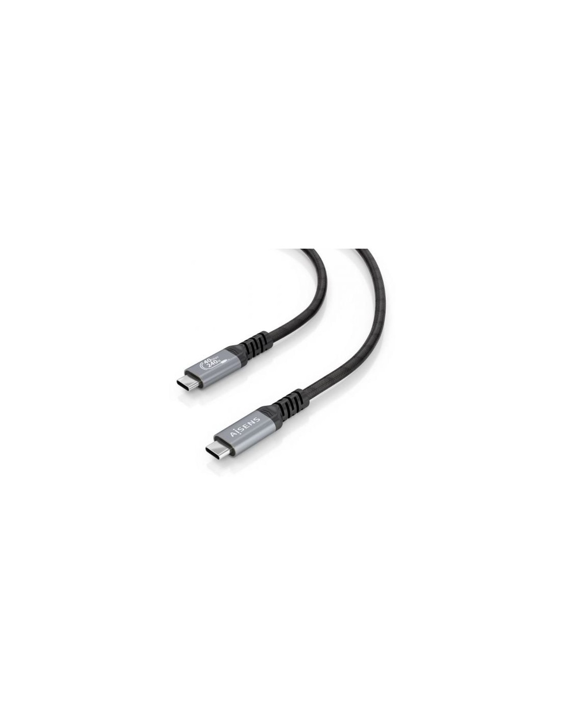 Cable USB 4.0 Tipo-C Aisens USB Tipo-C Macho - USB Tipo-C Macho Hasta 