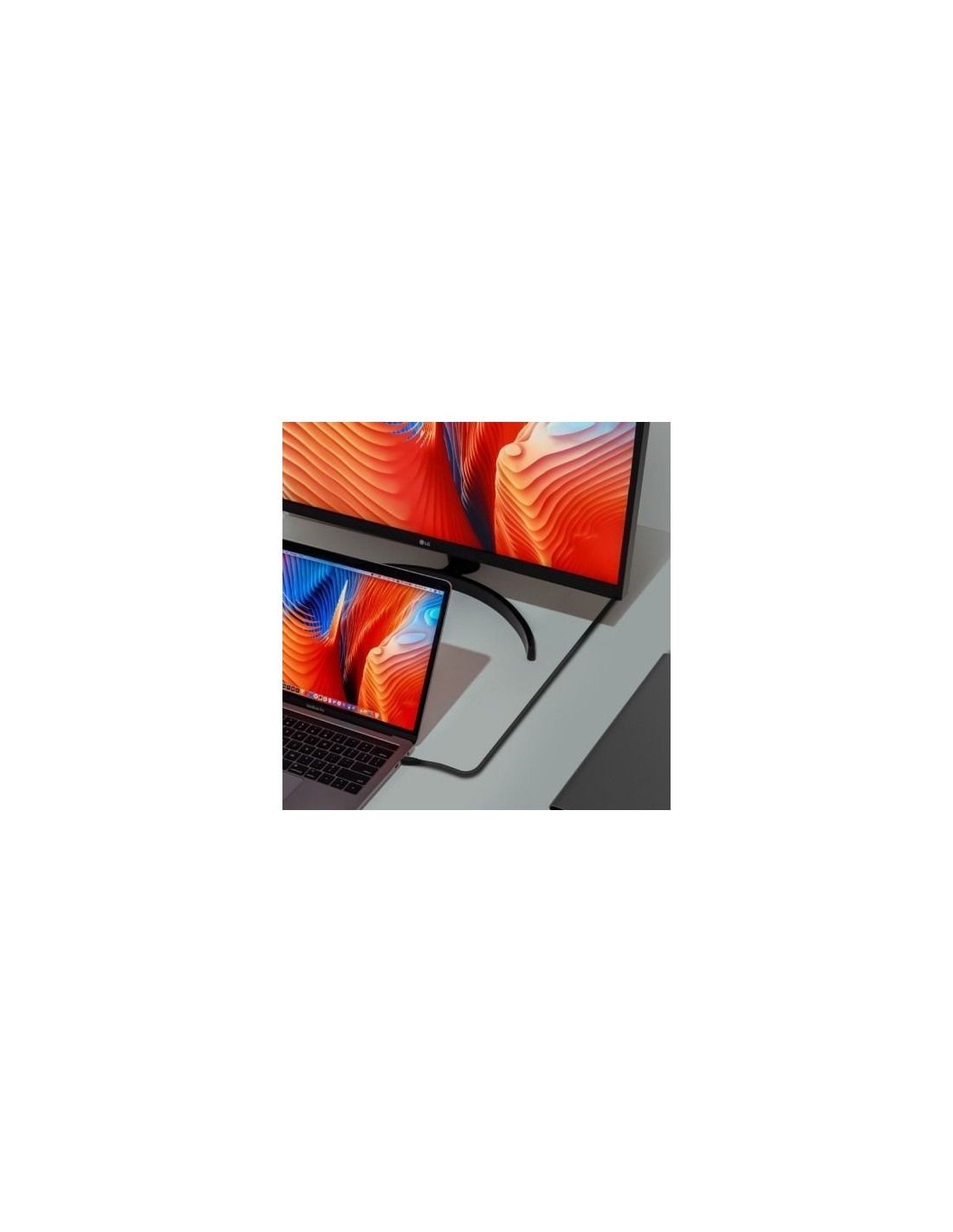 Cable USB 3.2 Tipo-C Aisens 20GBPS 5A 100W USB Tipo-C Macho - USB Tipo