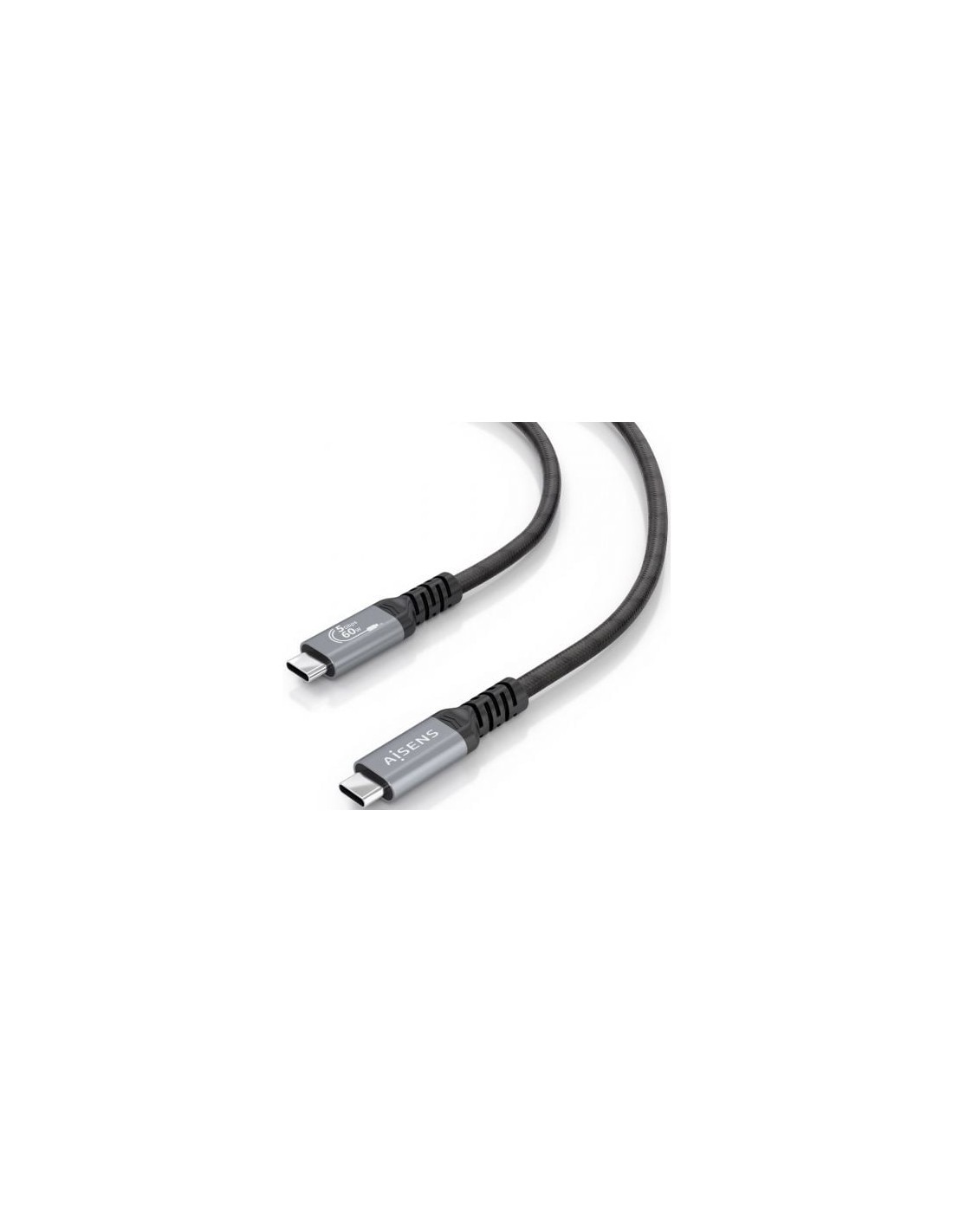 Cable USB 3.2 Tipo-C Aisens USB Tipo-C Macho - USB Tipo-C Macho Hasta 