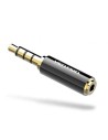 Adaptador Jack Vention Jack 3.5 Macho - Jack 2.5 Hembra Negro