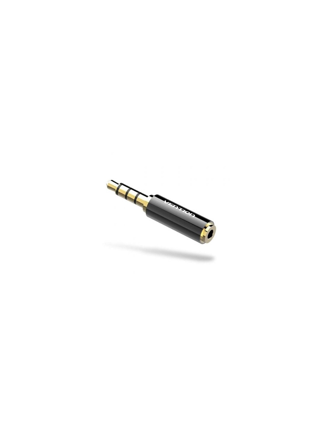 Adaptador Jack Vention Jack 3.5 Macho - Jack 2.5 Hembra Negro