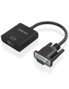 Cable Conversor Aisens VGA Macho HDMI Hembra - Jack 3.5 Hembra - Micro