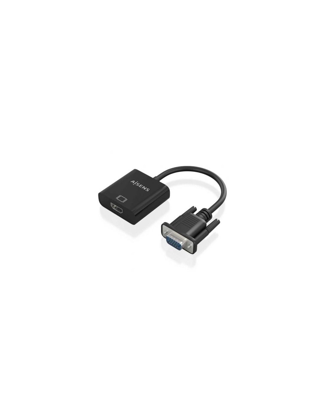 Cable Conversor Aisens VGA Macho HDMI Hembra - Jack 3.5 Hembra - Micro