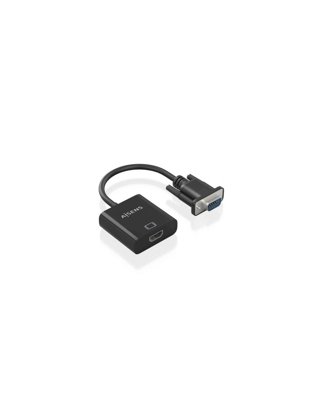 Cable Conversor Aisens VGA Macho HDMI Hembra - Jack 3.5 Hembra - Micro