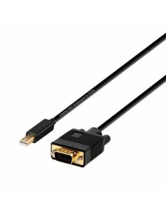 Cable Conversor Aisens Mini DP Macho - VGA Macho 2m Negro | Logroño