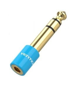 Adaptador Jack Vention Jack 6.5 Macho - Jack 3.5 Hembra Azul | Logroño