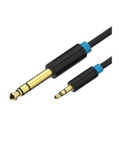 Cable Estéreo Vention Jack 6.5 Macho - Jack 3.5 Macho Negro | Logroño
