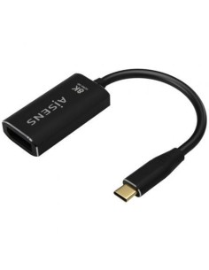 Conversor Aisens USB Tipo-C Macho - DisplayPort Hembra Hasta 27W 1250M