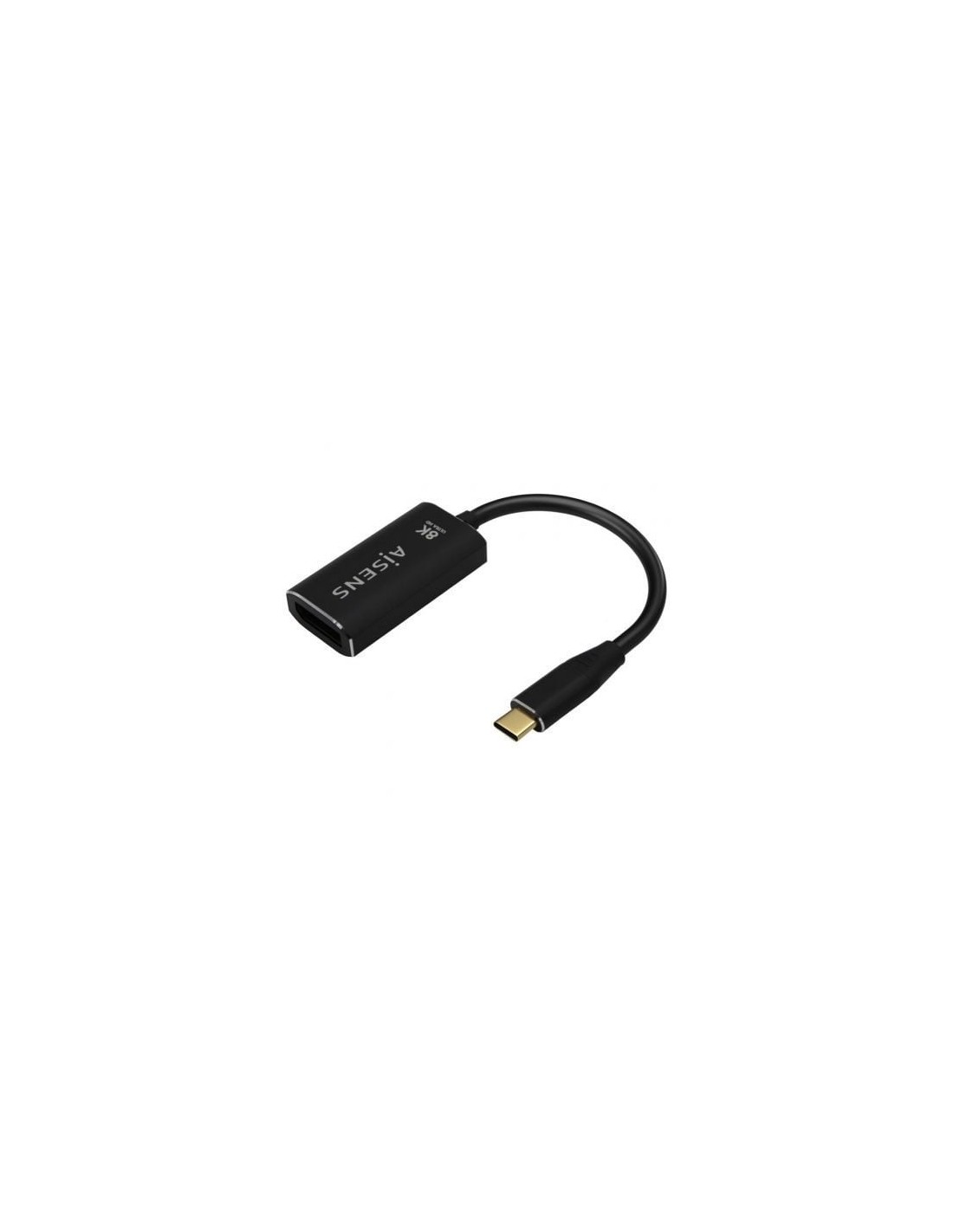 Conversor Aisens USB Tipo-C Macho - DisplayPort Hembra Hasta 27W 1250M