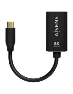Conversor Aisens USB Tipo-C Macho - DisplayPort Hembra Hasta 27W 1250M 2