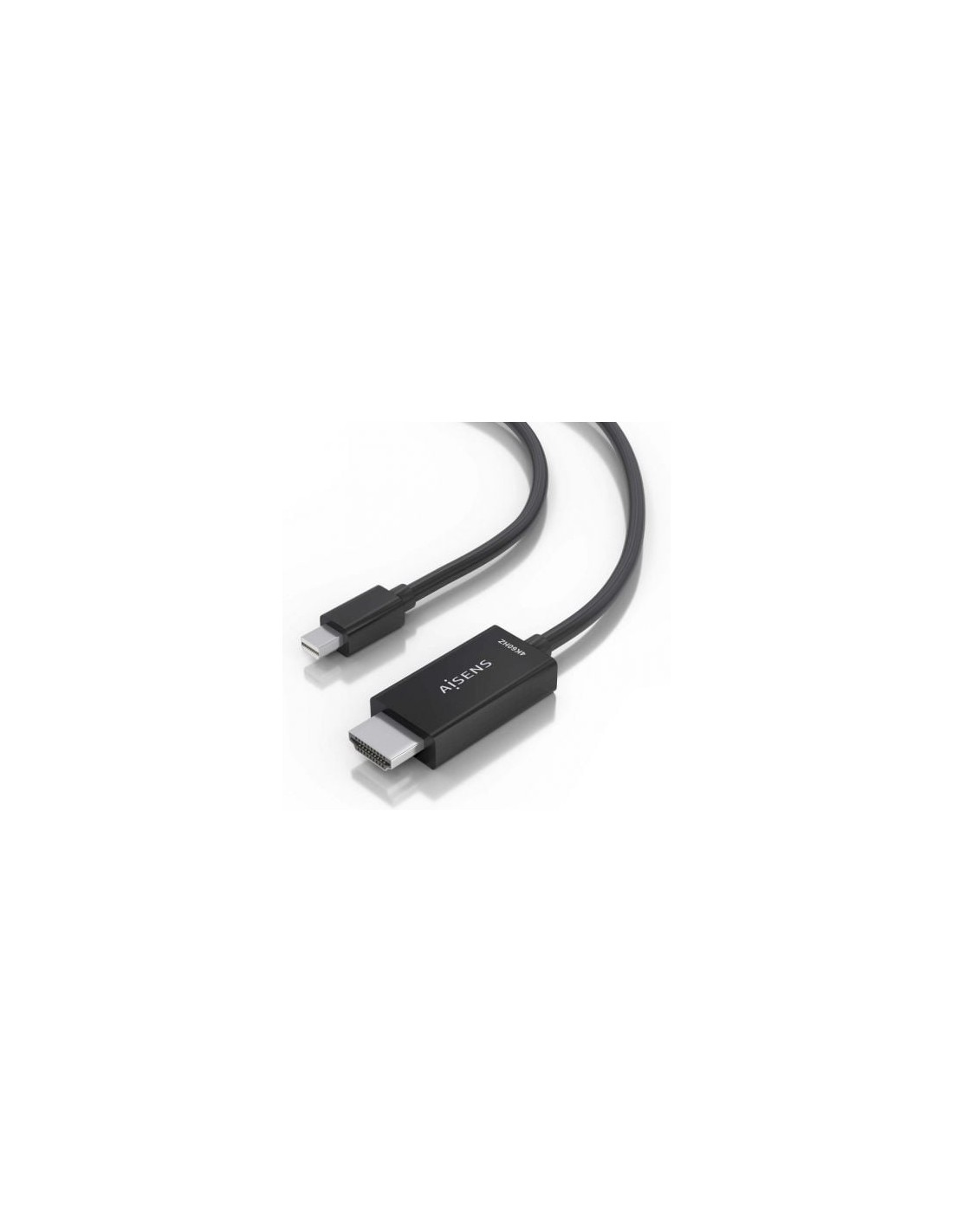 Cable Conversor Aisens Mini DisplayPort Macho - HDMI 4K Macho Negro