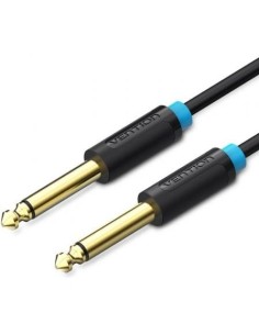 Cable Mono Vention Jack 6.5 Macho - Jack 6.5 Macho Negro | Logroño