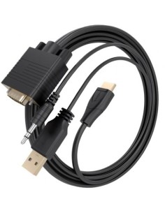 Cable Conversor Aisens SVGA Macho - USB Macho Jack Macho - HDMI Macho  2