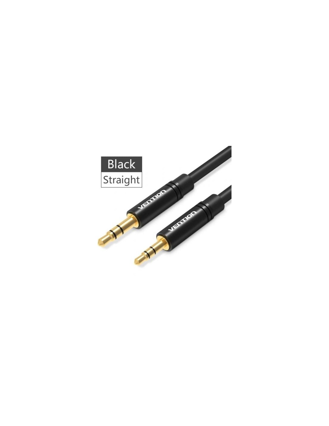 Cable Estéreo Vention Jack 3.5 Macho - Jack 2.5 Macho 2m Negro